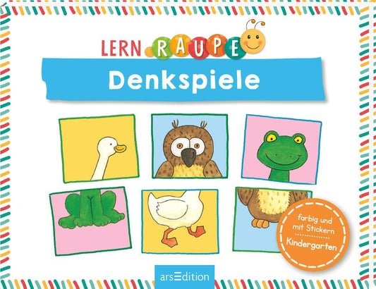 Ars Edition Lernraupe - Denkspiele (Deutsch, 2022, Angela Wiesner)