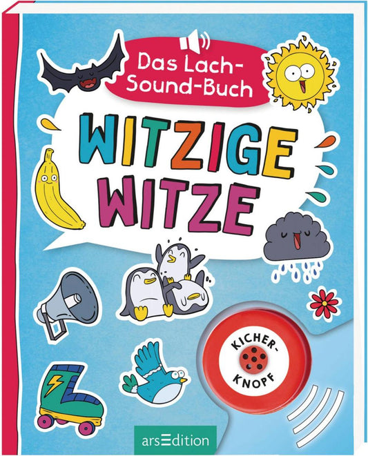 Ars Edition Das Lach-Sound-Buch - Witzige Witze (Deutsch, 2022, Ute Löwenberg)