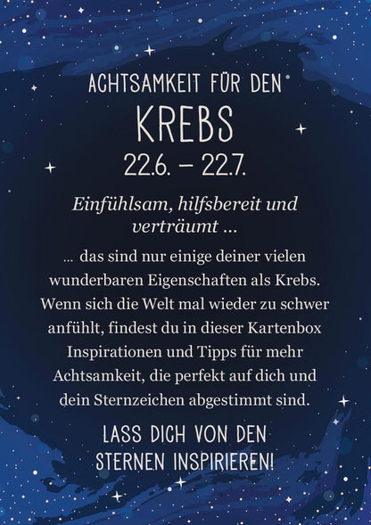 Ars Edition Achtsamkeit für den Krebs (Deutsch, 2022, Ars Edition)