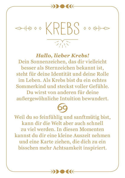 Ars Edition Achtsamkeit für den Krebs (Deutsch, 2022, Ars Edition)