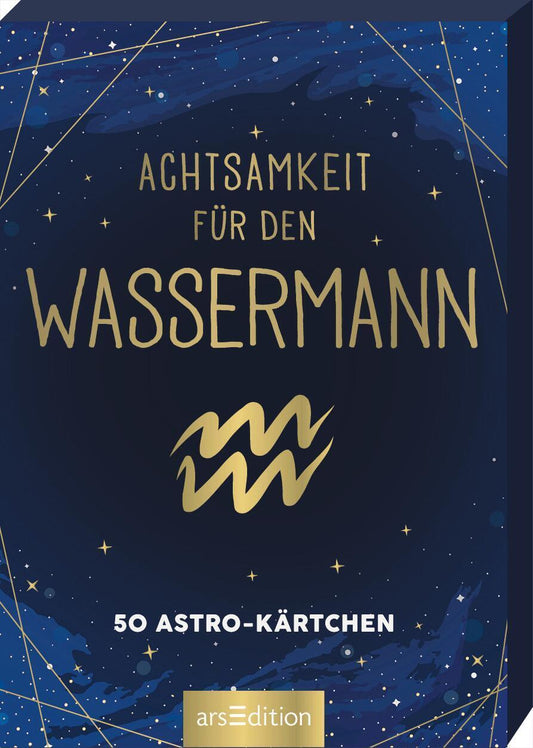 Ars Edition Achtsamkeit für den Wassermann (Deutsch, 2022, Ars Edition)