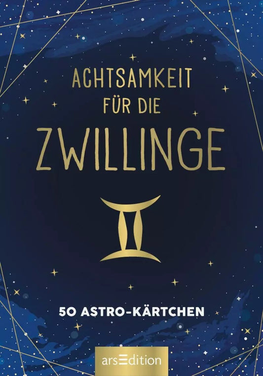 Ars Edition Achtsamkeit für die Zwillinge (Deutsch, 2022, Ars Edition)