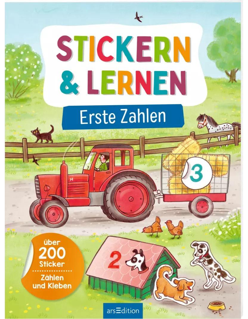 Ars Edition Stickern & Lernen - Erste Zahlen (Deutsch, 2023, Katja Schmiedeskamp)