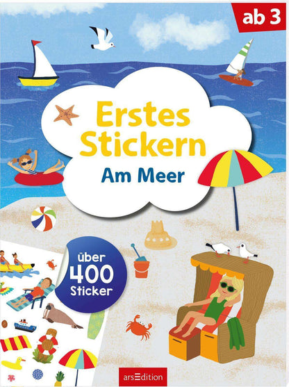 Erstes Stickern - Am Meer