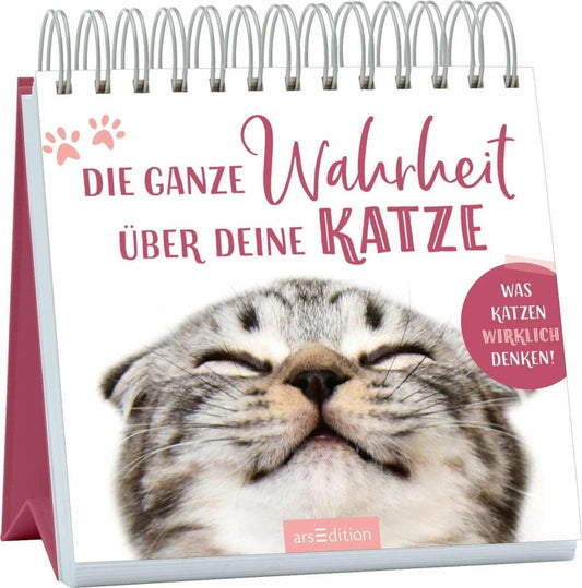 Ars Edition Spiralbuch Wahrheit über Katze (Deutsch, 2023)