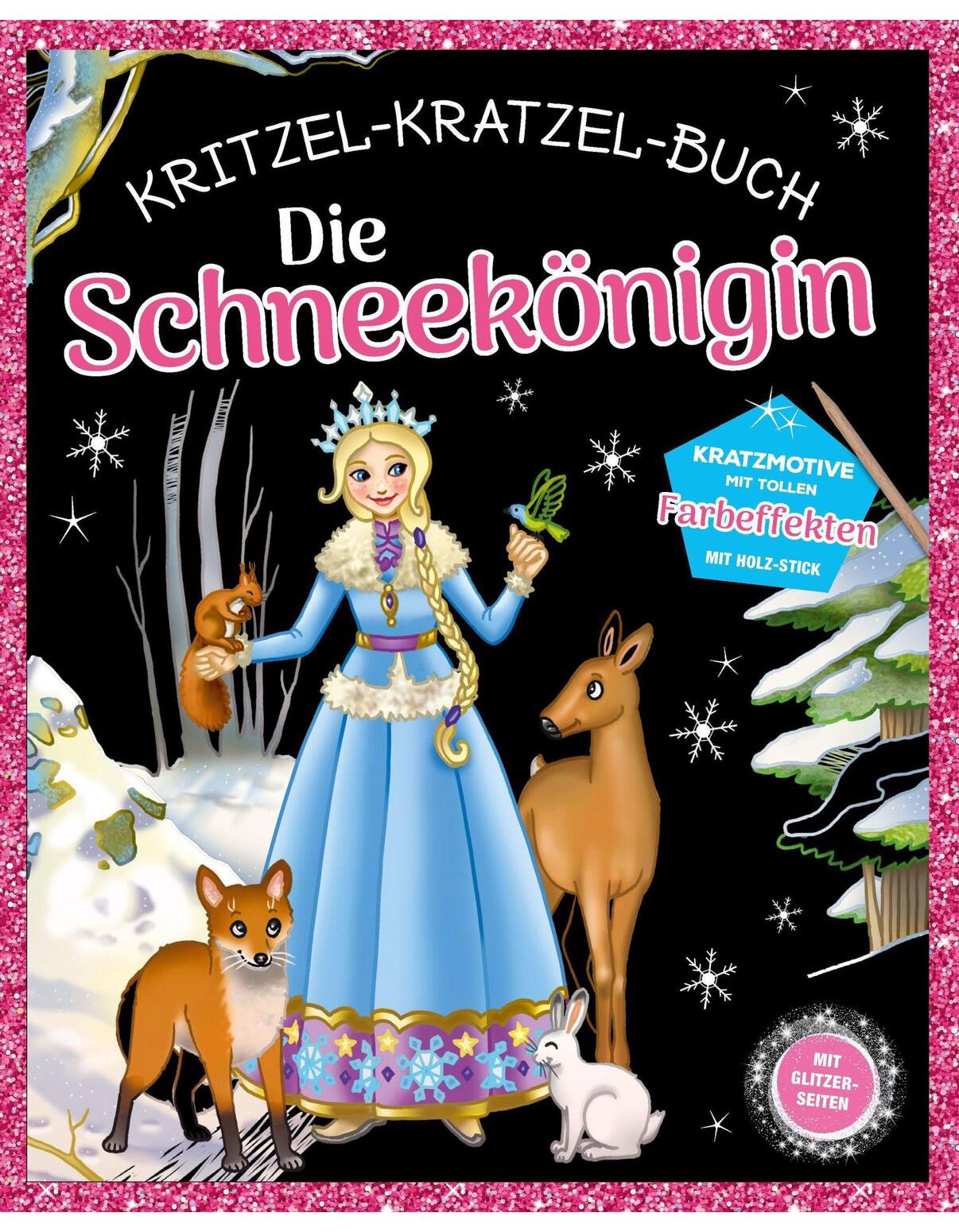 Schwager & Steinlein Die Schneekönigin Kritzel-Kratzel-Buch für Kinder ab 5 Jahren (Deutsch, 2021)