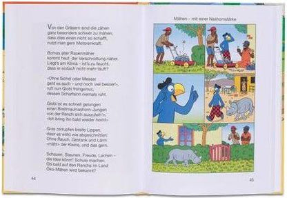 Globi bei den Nashörnern