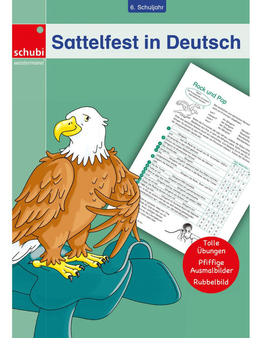 Schubi Lehrmittel Sattelfest in Deutsch. 6. Schuljahr (Deutsch, 2017, Peter Goetsch)