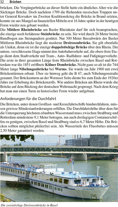 Trescher Reiseführer Flusskreuzfahrten Rhein (Deutsch, 2024, Annette Lorenz)