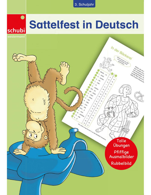 Schubi Lehrmittel Sattelfest in Deutsch. 3. Schuljahr (Deutsch, 2017, Peter Goetsch)