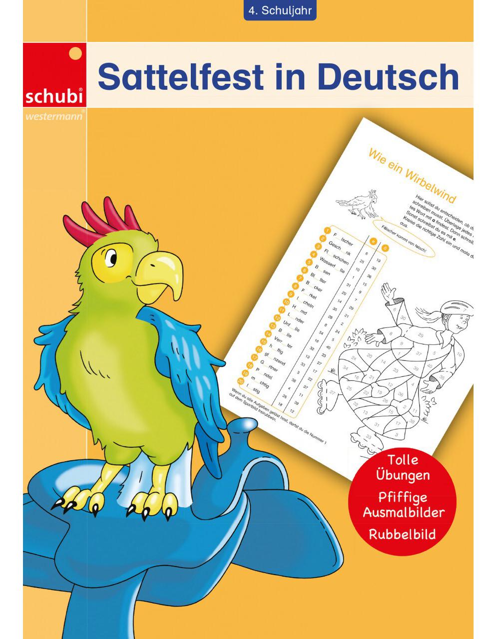 Schubi Lehrmittel Sattelfest in Deutsch. 4. Schuljahr (Deutsch, 2017, Peter Goetsch)