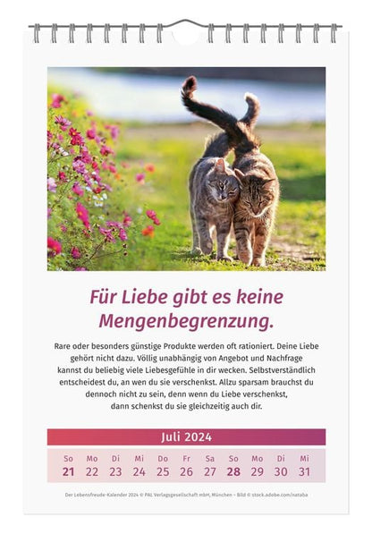 Der Lebensfreude-Kalender 2024