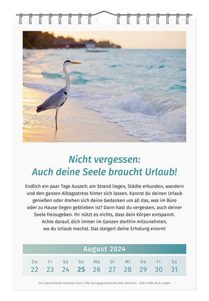 Der Lebensfreude-Kalender 2024