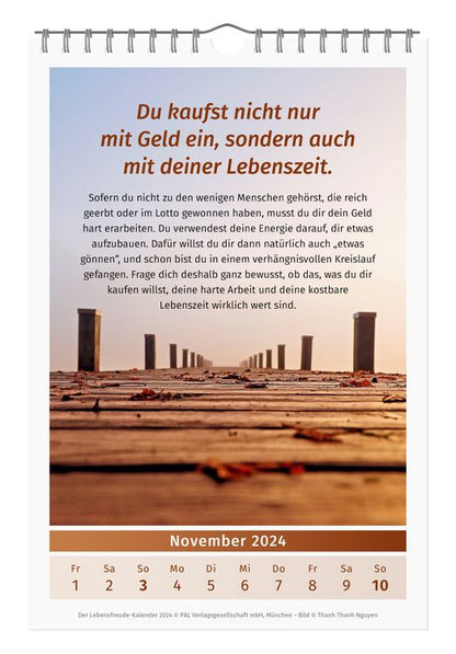 Der Lebensfreude-Kalender 2024