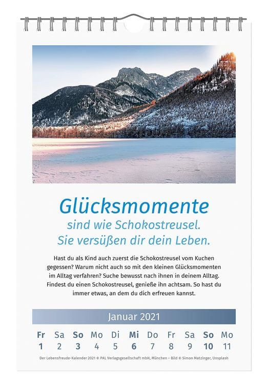Der Lebensfreude-Kalender 2024