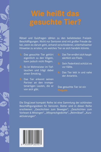 Umschreibungen Tiere. Gedächtnistraining