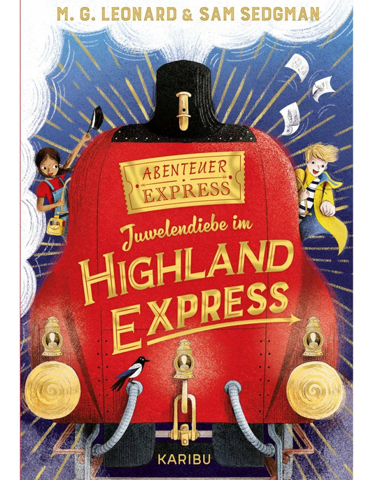 Edel Abenteuer-Express (Band 1) - Juwelendiebe im Highland Express (Deutsch, 2024, Maya G. Leonard, Elisa Paganelli, Tanja Ohlsen, Sam Sedgman)
