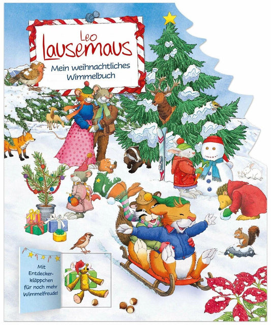 Lingen Leo Lausemaus - Mein weihnachtliches Wimmelbuch (Deutsch, 2023, Sophia Witt, Marco Campanella)