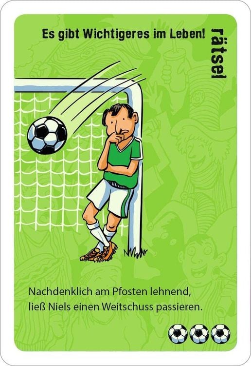 Ratespiel BLACK STORIES JUNIOR - FUSSBALL-STORIES 50-teilig