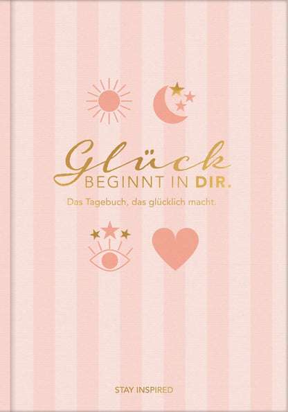 Nova MD Das Tagebuch das glücklich macht (A5, Liniert, Harter Einband)