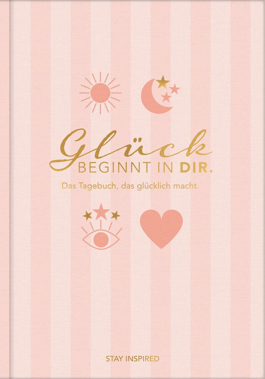 Nova MD Das Tagebuch das glücklich macht (A5, Liniert, Harter Einband)
