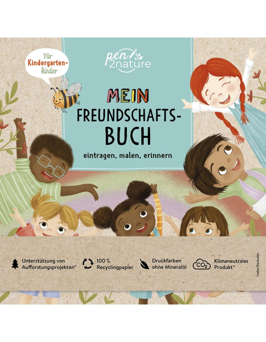 Pen2nature Mein Freundschaftsbuch | Für Kindergartenkinder (Deutsch, 2023, pen2nature)