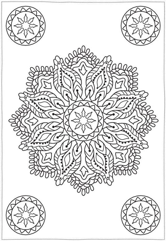 Pen2nature Ausmal-Postkarten Kunstvolle Mandalas | 20 Karten (20 Stk.)
