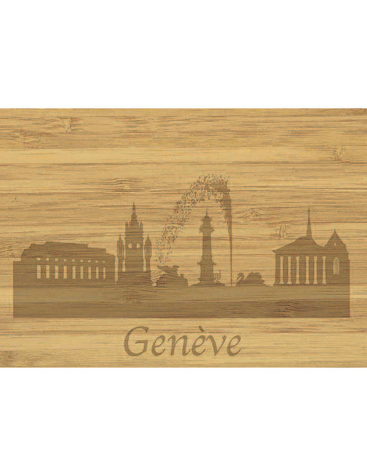 Postkarte. Bambus Genève GVA.Swiss.cities.103