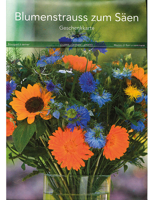 30019; Blumenstrauss zum Säen Kakigrün
