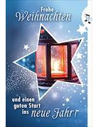 B-1914; Soundkarte Frohe Weihnachten und einen...