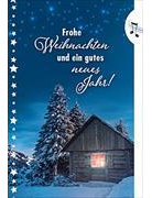 B-1916; Soundkarte Frohe Weihnachten und ein gutes...
