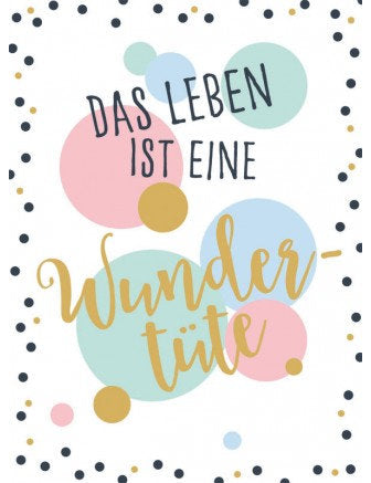 Postkarte Sternenstaub hoch