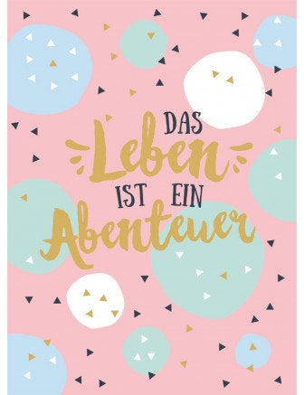 Postkarte Sternenstaub hoch