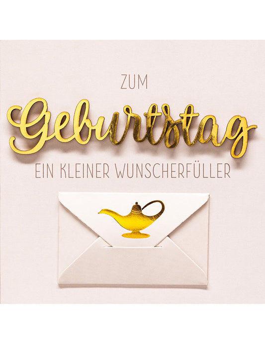 Doppelkarte Lettering
