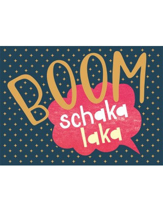 Postkarte Goldrichtig quer
