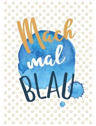 Postkarte Goldrichtig hoch