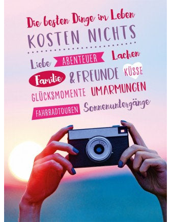 Postkarte Lichtblicke hoch