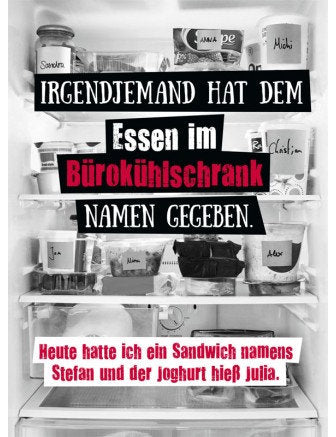 Postkarte Hangover hoch