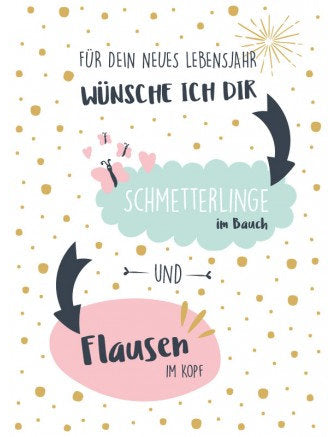 Postkarte Sternenstaub hoch