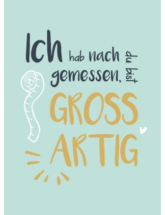 Postkarte Sternenstaub hoch