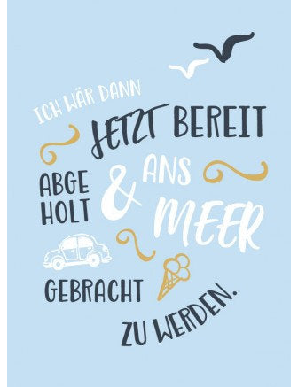 Postkarte Sternenstaub hoch