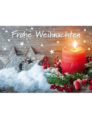 Postkarte Lichtblicke X-mas quer