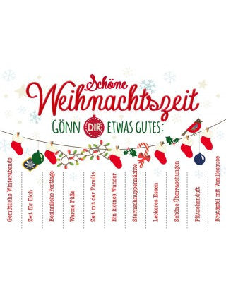 Postkarte Lichtblicke X-mas quer