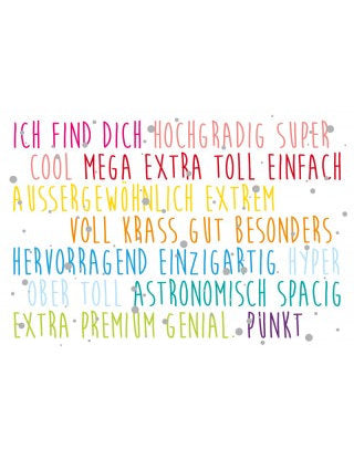 Postkarte Akzente quer