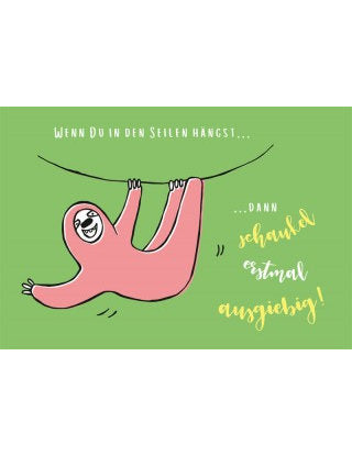Postkarte High5 quer
