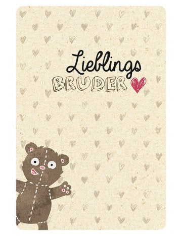 Postkarte Hello Friends hoch