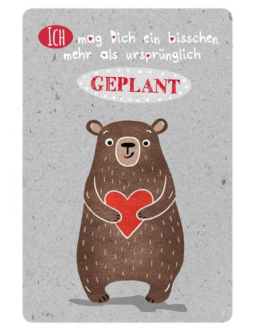 Postkarte Hello Friends hoch