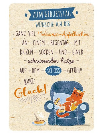 Postkarte Hello Friends hoch