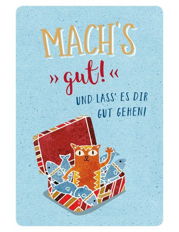 Postkarte Hello Friends hoch