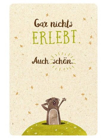 Postkarte Hello Friends hoch